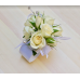  Clustered White Roses. 